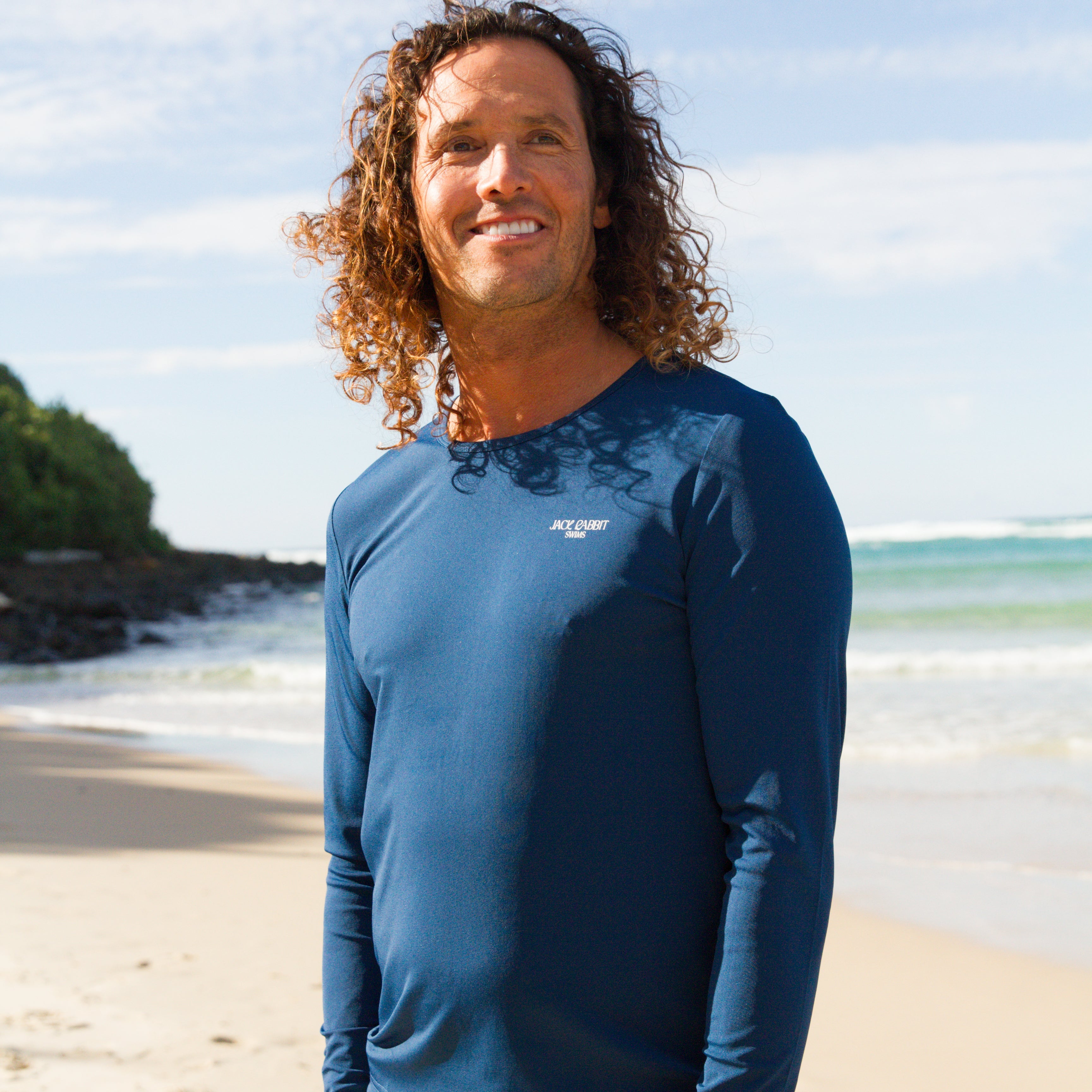 Long Sleeve Swim Navy