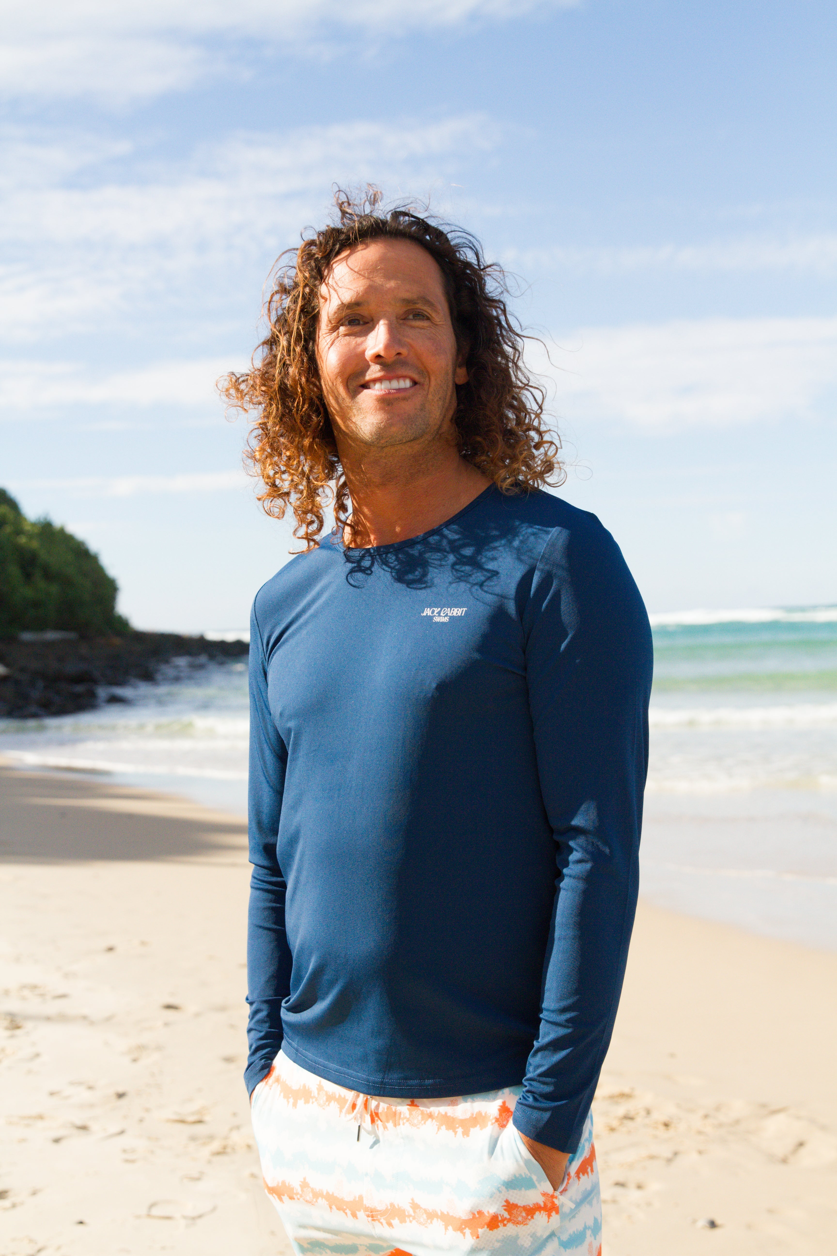 Long Sleeve Swim Navy