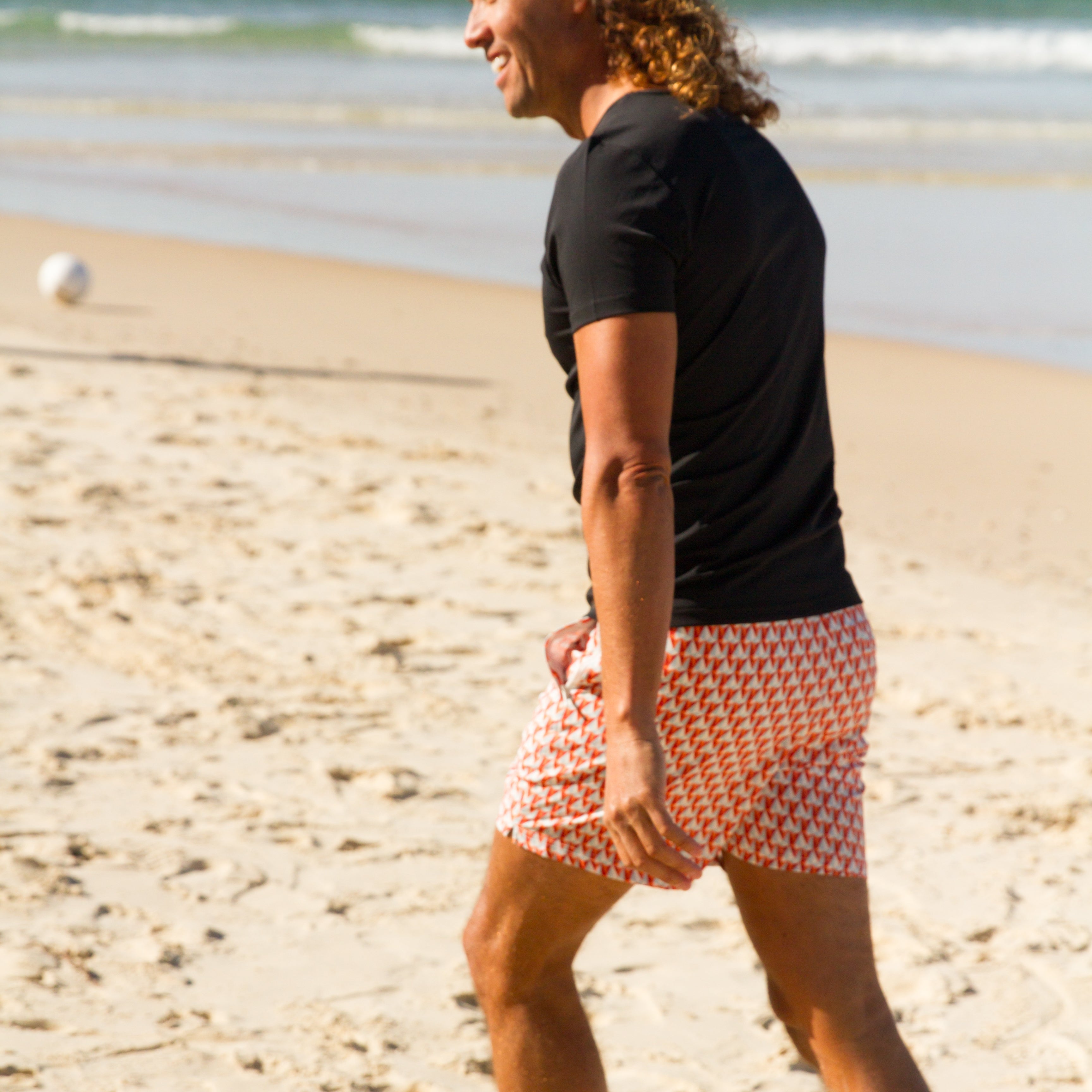Short Sleeve Swim Tee Black