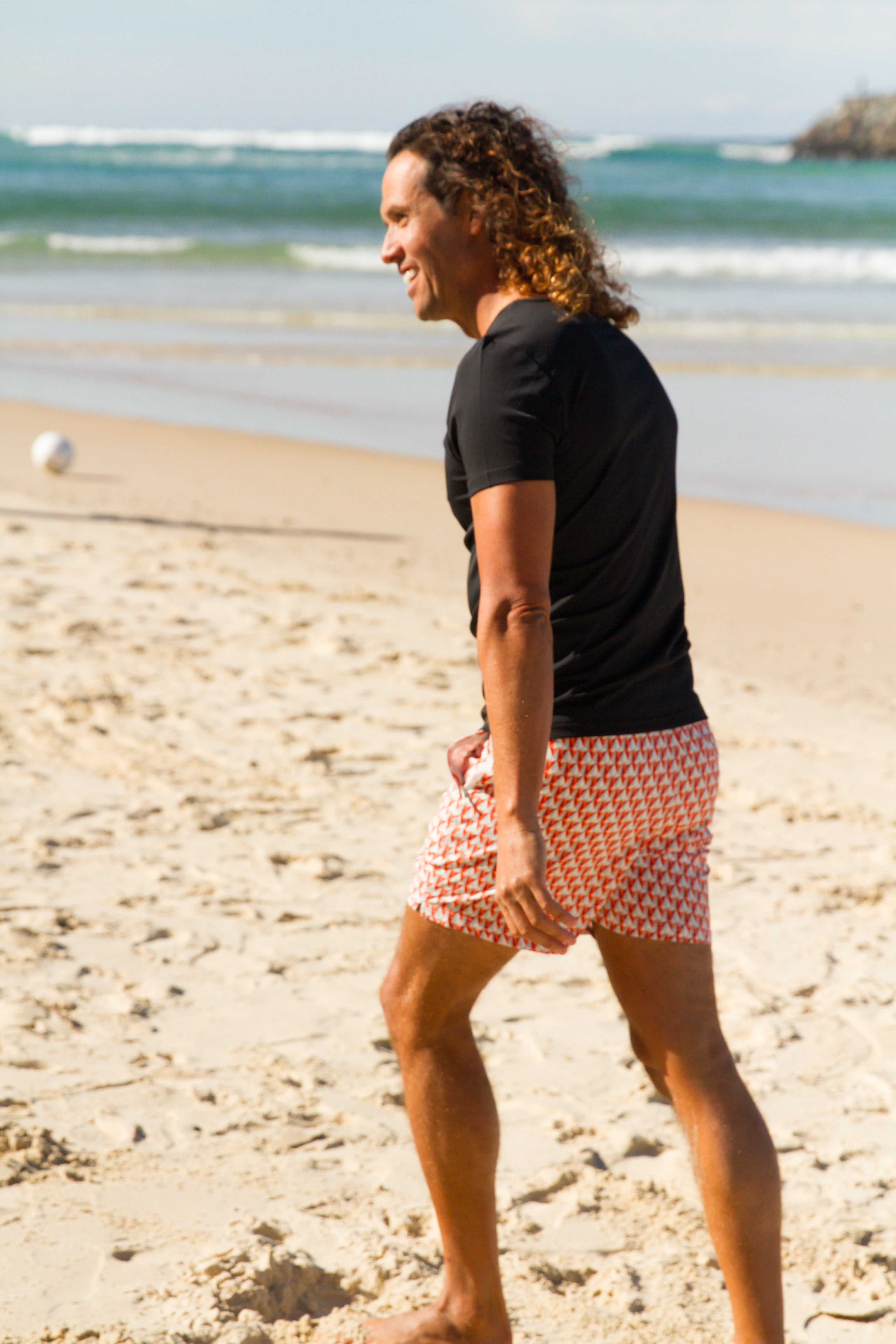 Short Sleeve Swim Tee Black