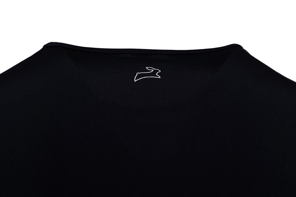 Short Sleeve Swim Tee Black