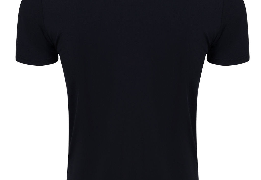 Short Sleeve Swim Tee Black
