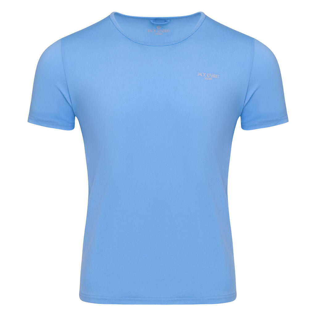 Short Sleeve Swim Tee Light Blue