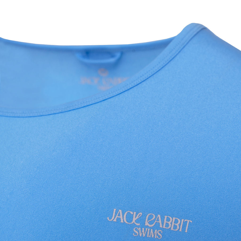 Short Sleeve Swim Tee Light Blue